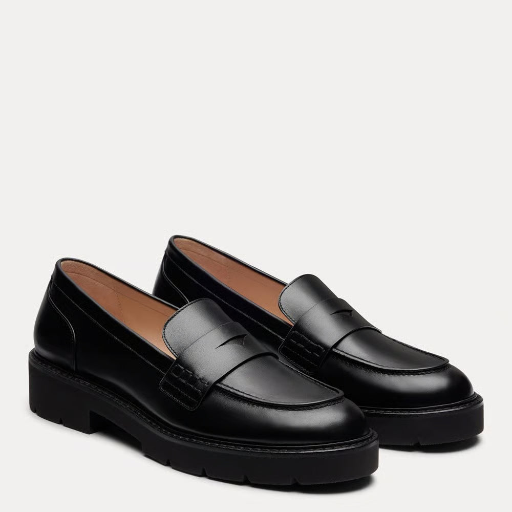 MYLEE LOAFTER - BLACK LEATHER