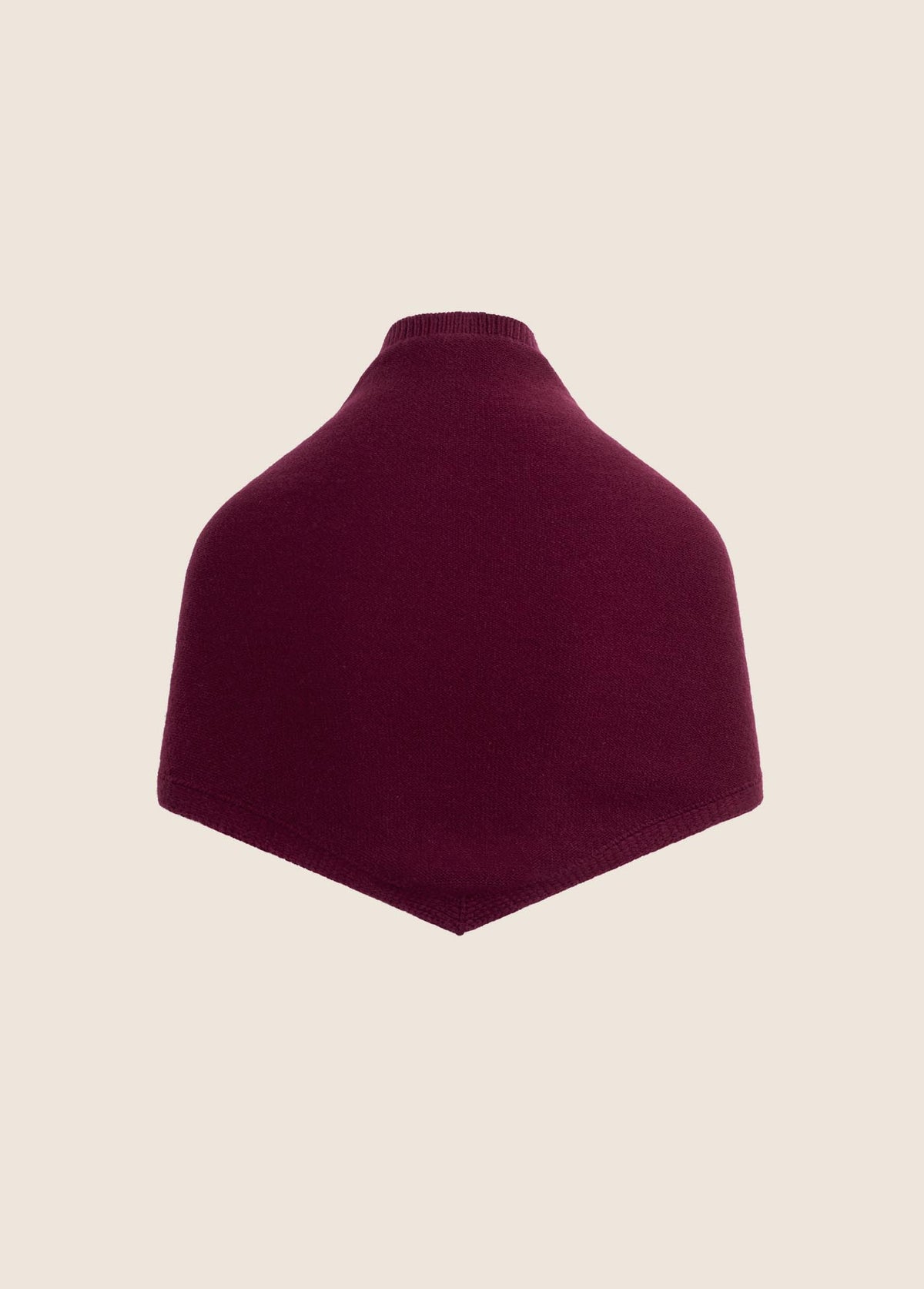 THE TRIANGLE SCARF - BURGUNDY