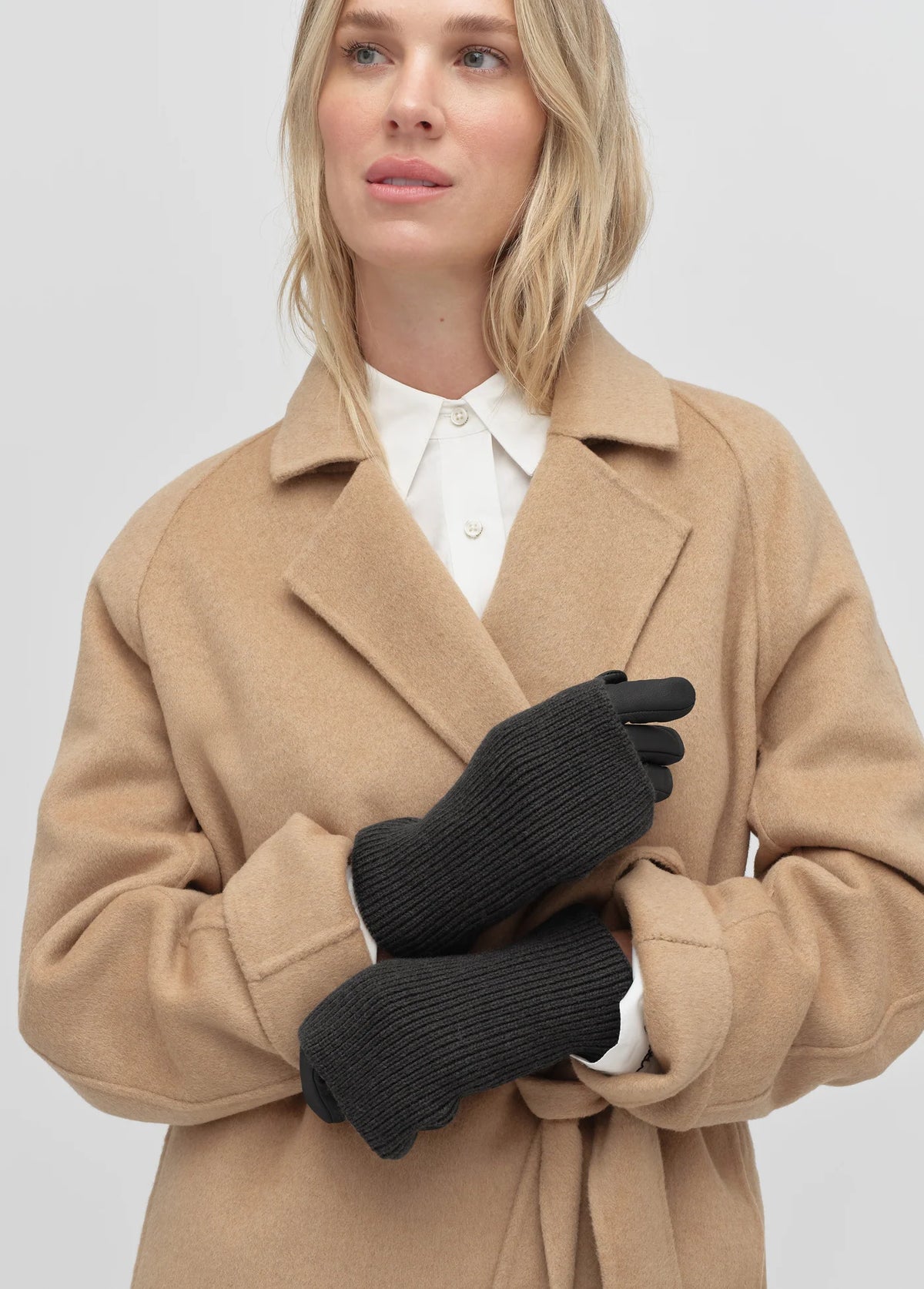 THE CITY GLOVES - BLACK LEATHER