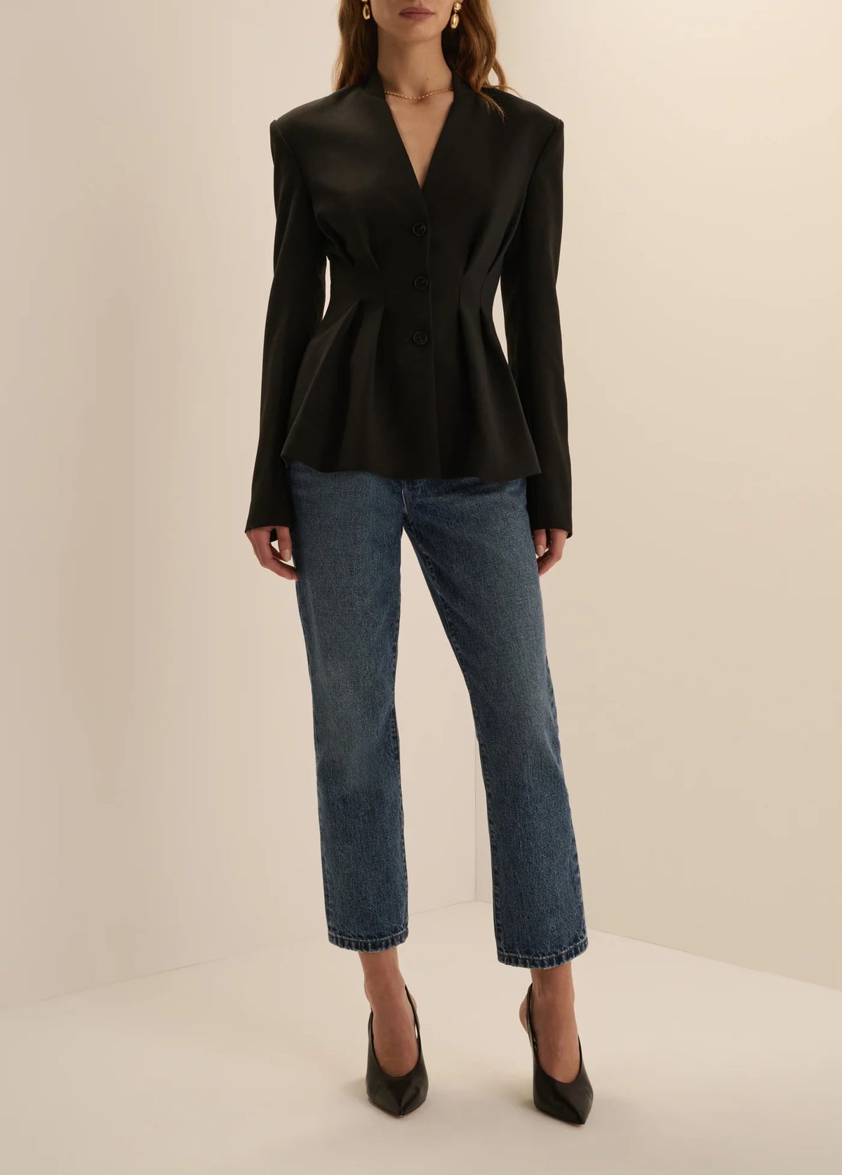 THE HEADLINES BLAZER - BLACK