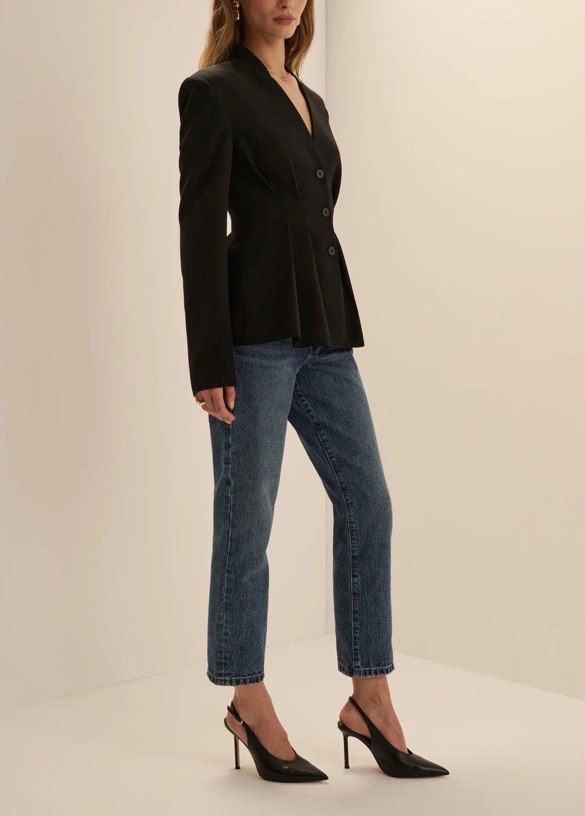 THE HEADLINES BLAZER - BLACK
