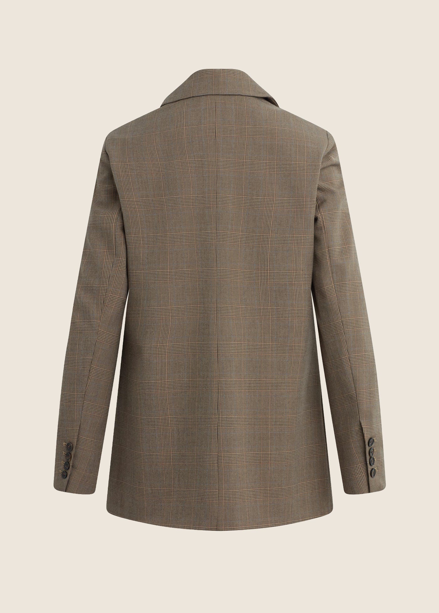 THE FAVORITE OVERSIZED BLAZER - JAVA PLAID