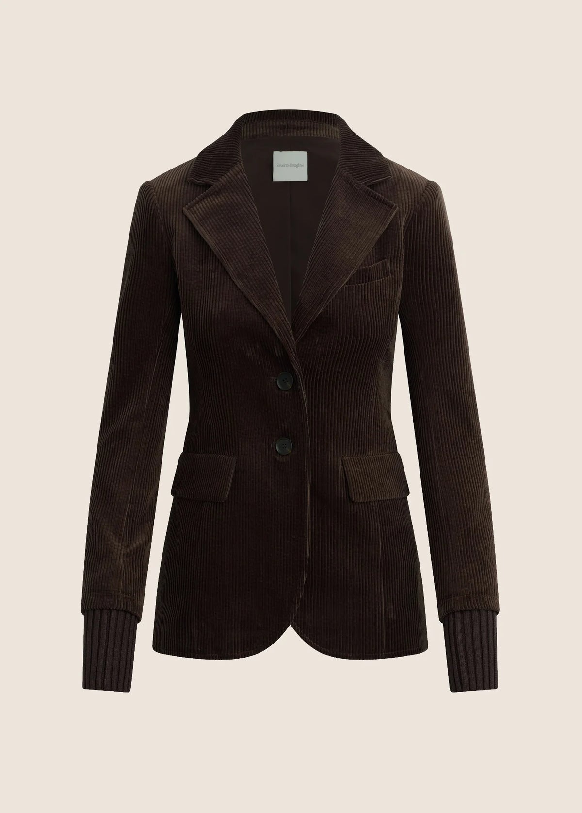 THE CORD CITY BLAZER - ESPRESSO