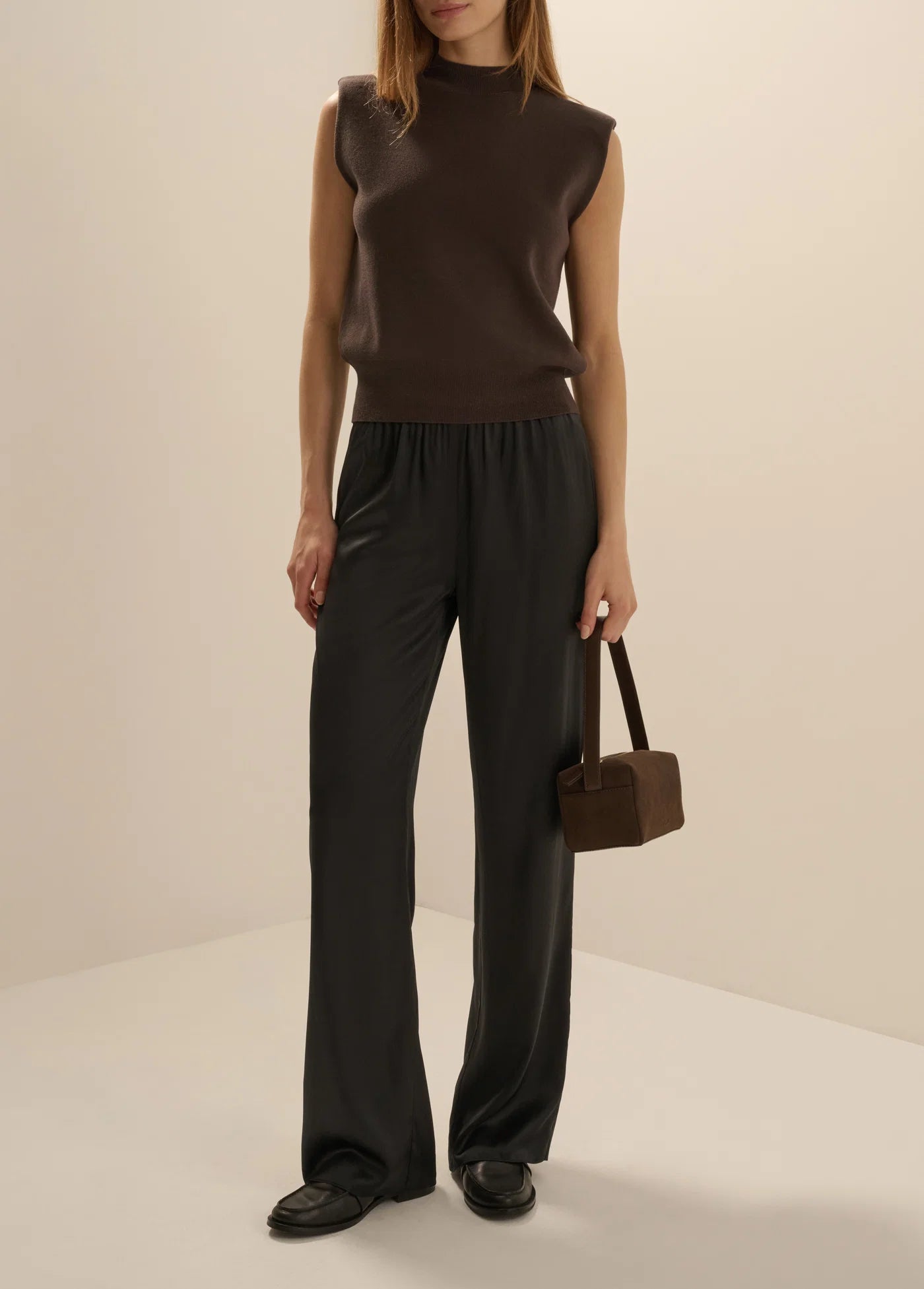 THE WHITNEY TOP - ESPRESSO