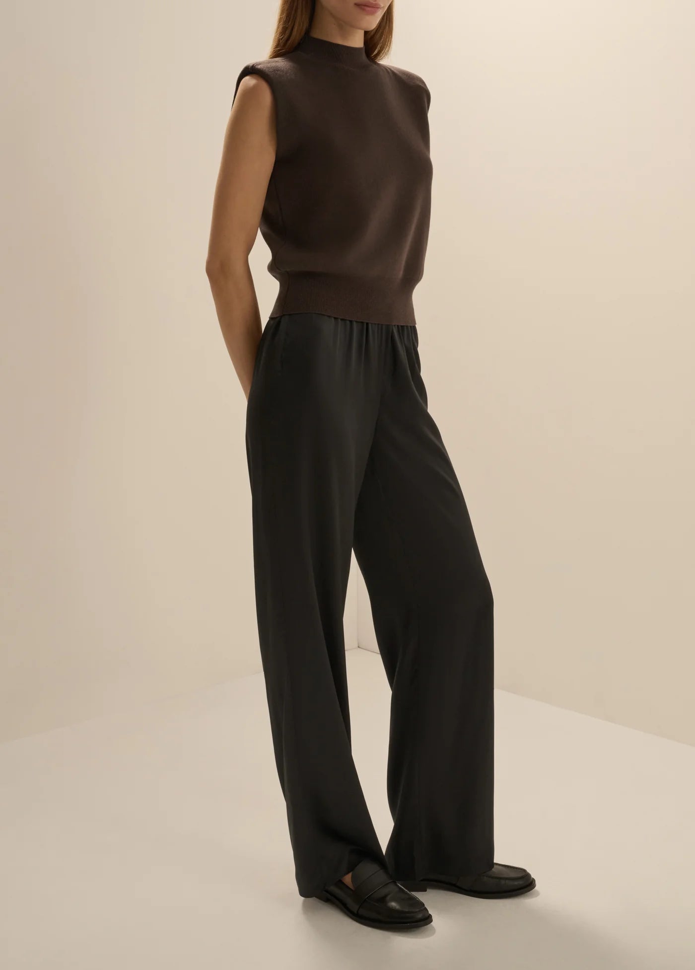 THE WHITNEY TOP - ESPRESSO