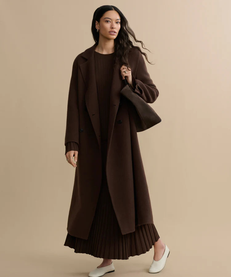 OLIVIA COAT - CHOCOLATE