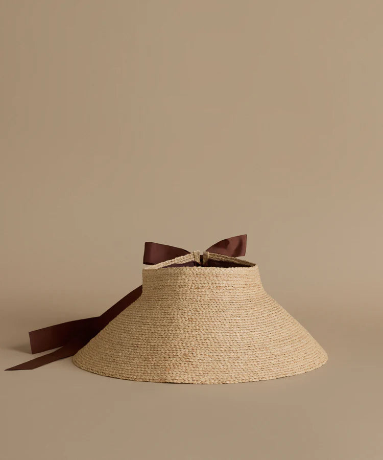 SHORE RAFFIA VISOR - NATURAL
