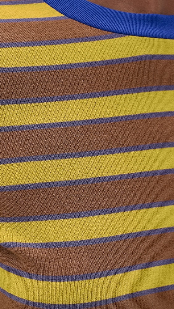 DILLON DRESS - CIGAR/SONOMA STRIPE