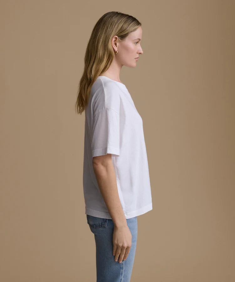VINTAGE POCKET TEE - WHITE
